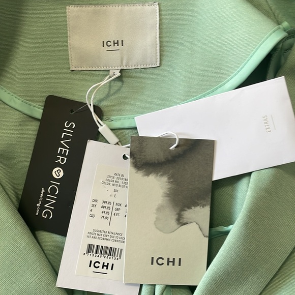 TALL Pistachio green lightweight jersey blazer - Picture 5 of 9